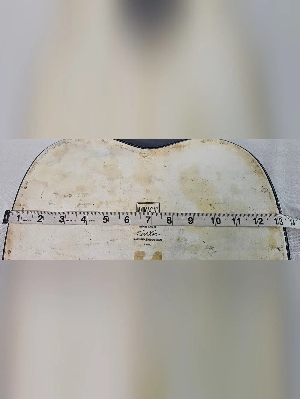 Vintage Mikasa Opus Black Vanity/ Serving Tray